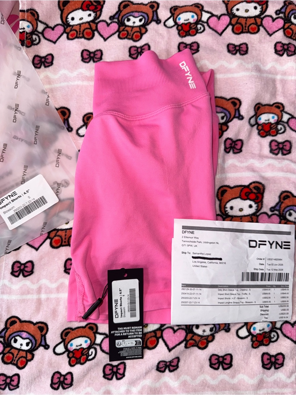 Dfyne Impact Blossom Shorts NEW with tags!